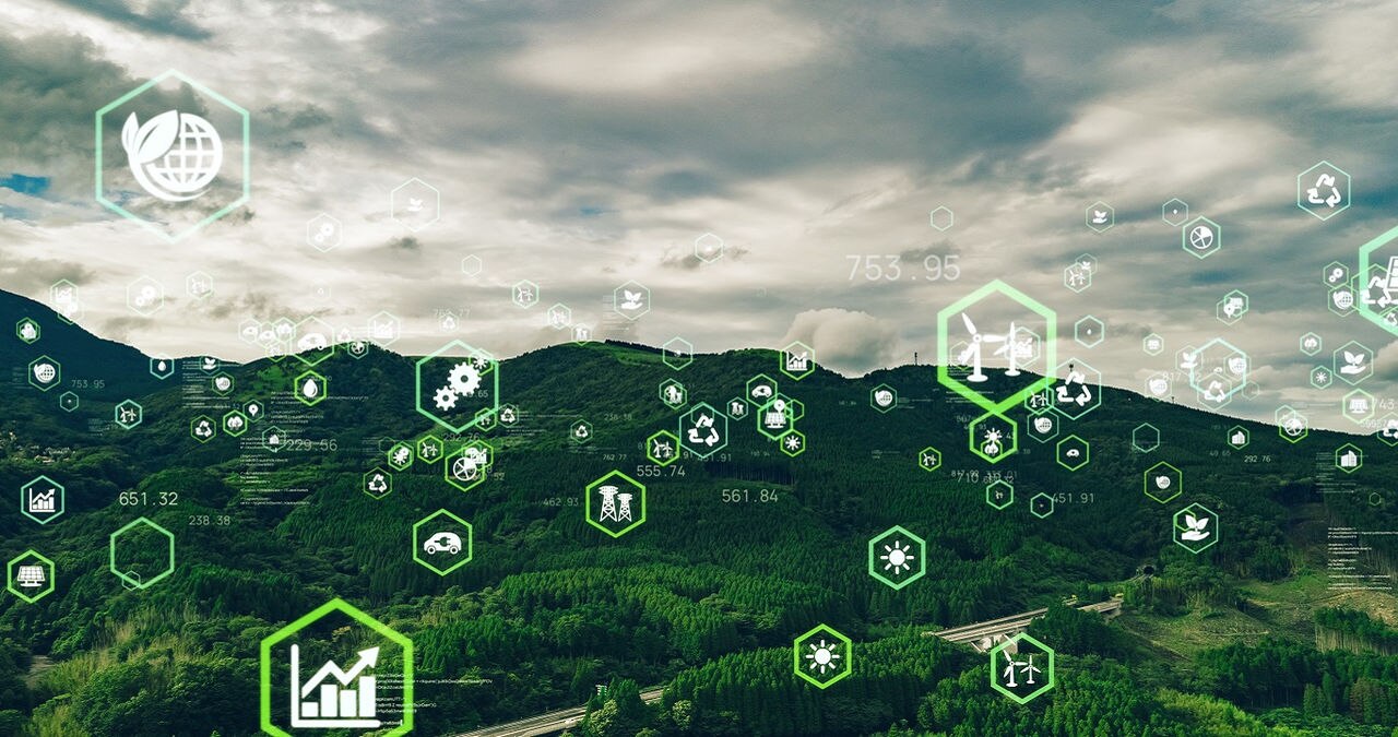 Environmental technology concept. Sustainable development goals. SDGs.