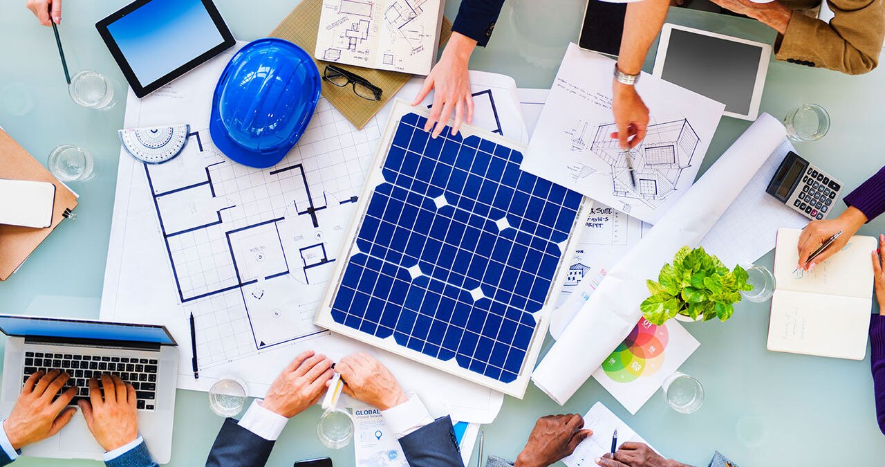 blueprints meeting table